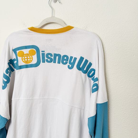 [Disney] White Vault Collection 50th Anniversary Spirit Jersey Long Sleeve Sz XL - Picture 8 of 12